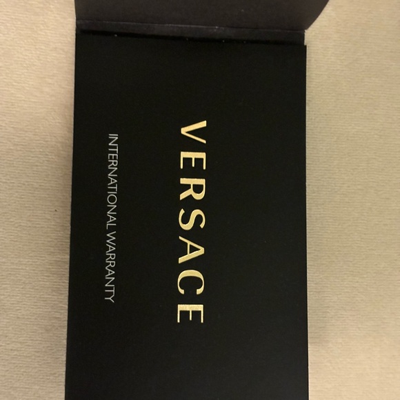 Black & Gold Versace Sunglasses - Picture 12 of 14